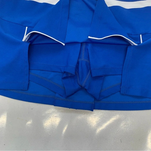 Wilson‎ Skirt Skort Large  Tennis Short Blue Pleat Pull On  Stretch Activewear - Picture 4 of 9